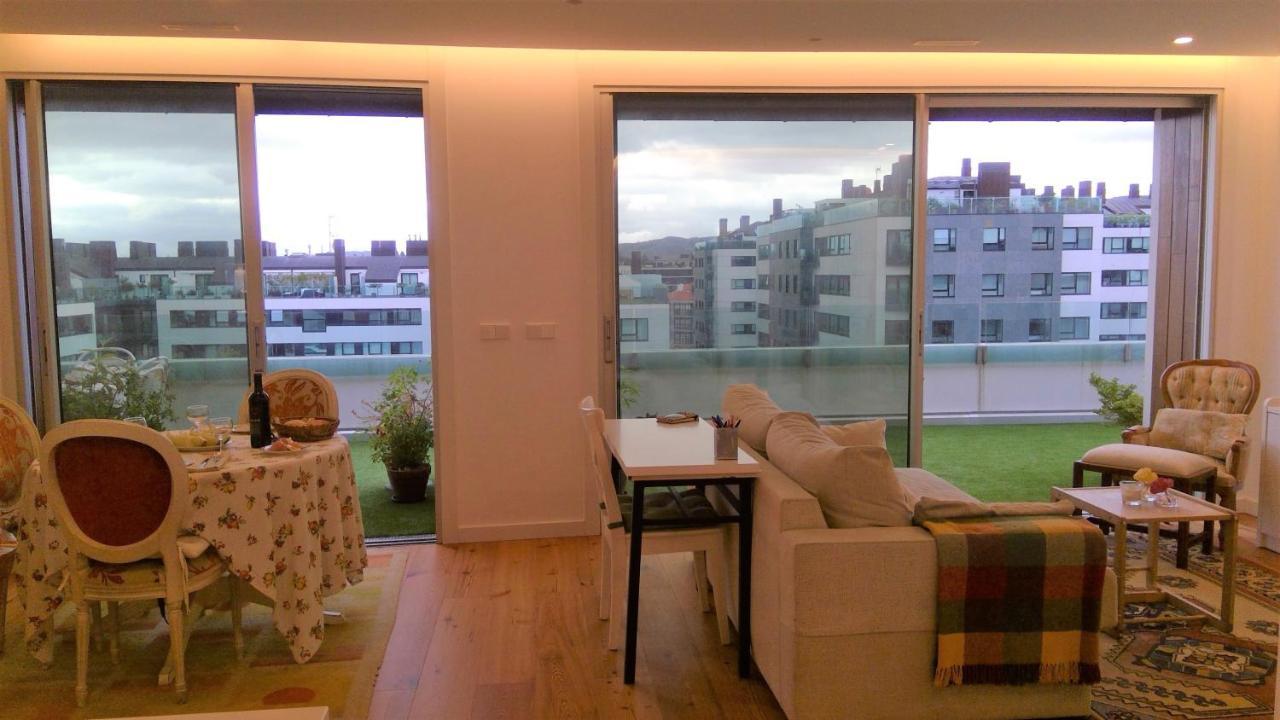 Preciosa Habitacion Doble En Atico Con Terraza II Apartment Santiago de Compostela Luaran gambar