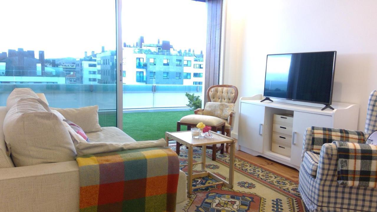 Preciosa Habitacion Doble En Atico Con Terraza II Apartment Santiago de Compostela Luaran gambar