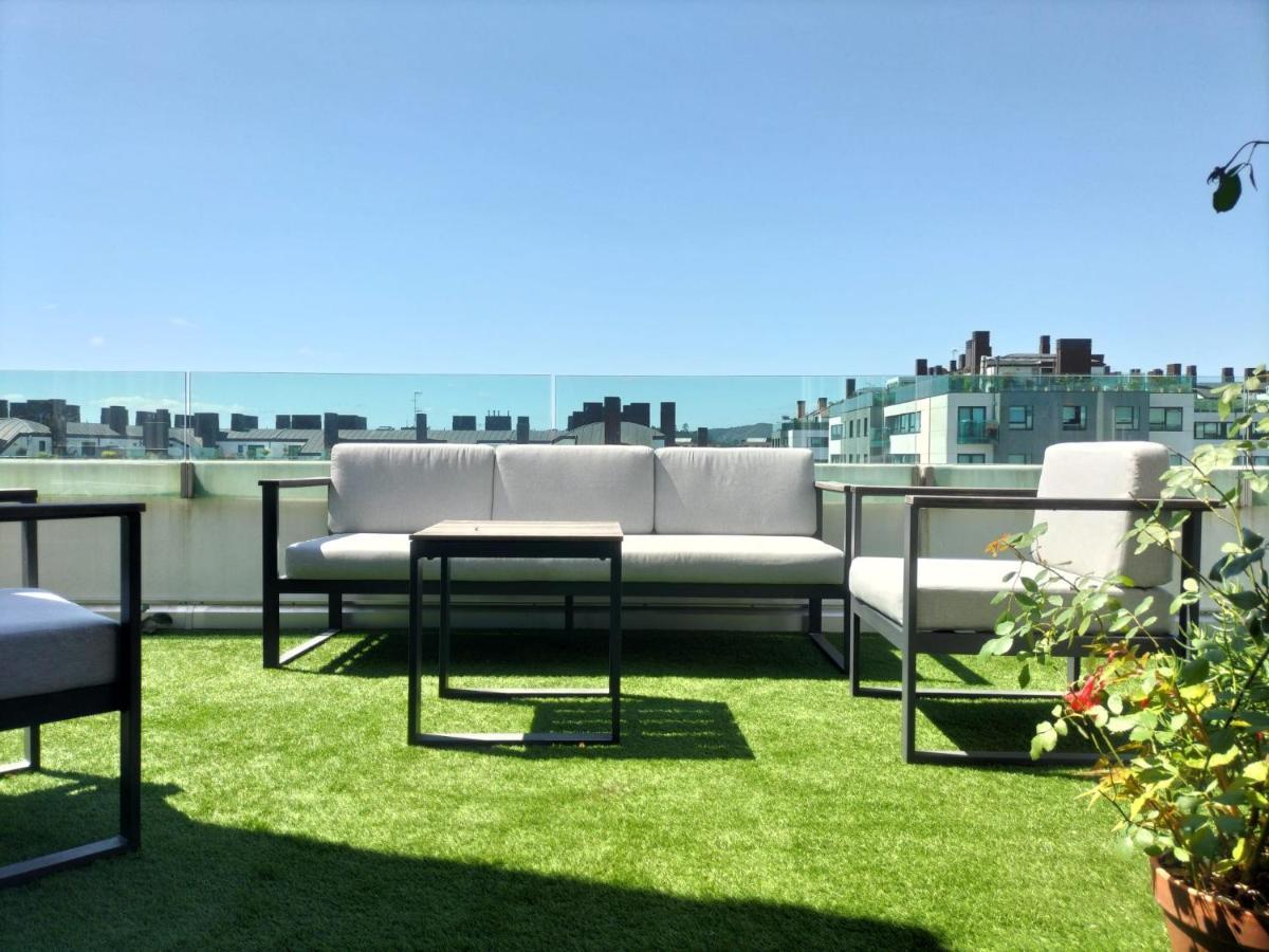 Preciosa Habitacion Doble En Atico Con Terraza II Apartment Santiago de Compostela Luaran gambar